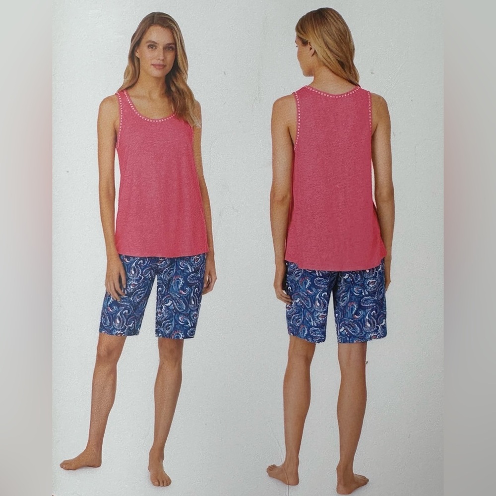 NEW Anne Klein Bermuda Pajama Set size Small - Picture 5 of 7